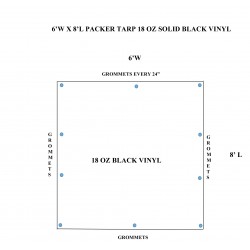 Construction Packer Tarps - Mesh